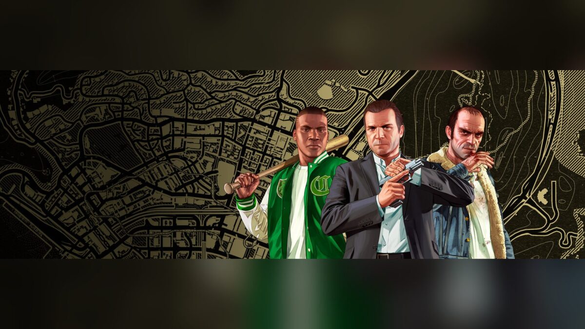Arte oficial de Grand Theft Auto V Enhanced divulgada pelo publicador