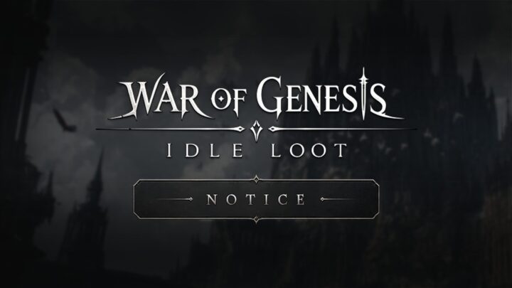 Arte oficial de War of Genesis: Idle Loot divulgada pelo publicador