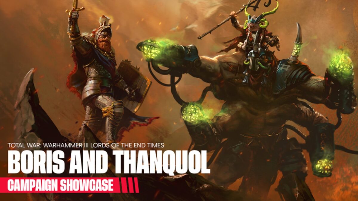 Arte oficial de Total War: WARHAMMER III divulgada pelo publicador