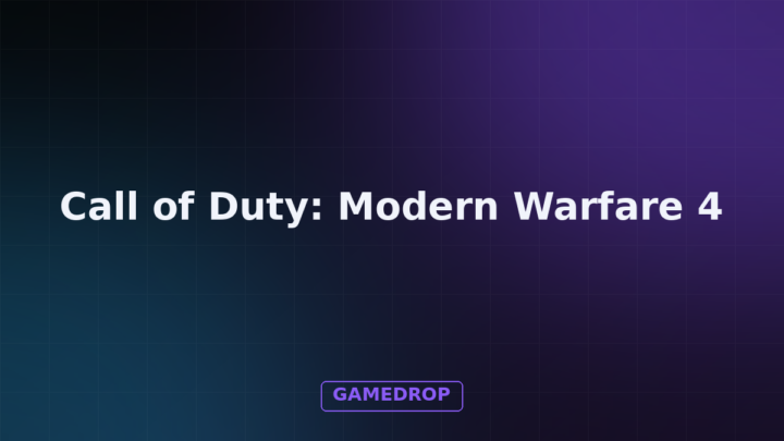 Imagem ilustrativa gerada pelo GameDrop sobre Call of Duty: Modern Warfare 4