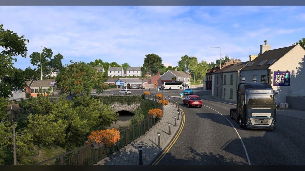 Imagem oficial de Euro Truck Simulator 2 divulgada pela fonte