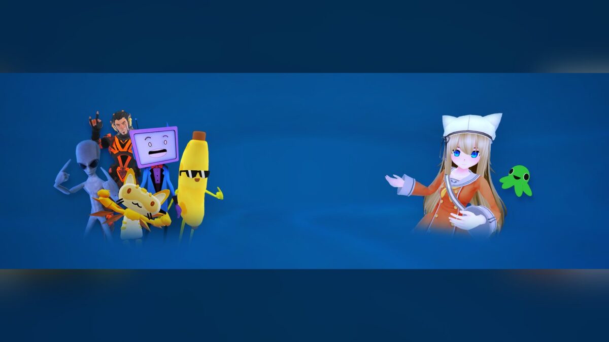 Arte oficial de VRChat divulgada pelo publicador