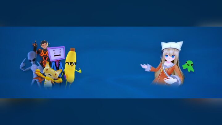 Arte oficial de VRChat divulgada pelo publicador
