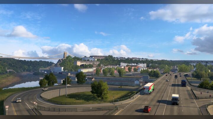 Imagem oficial de Euro Truck Simulator 2 divulgada pela fonte