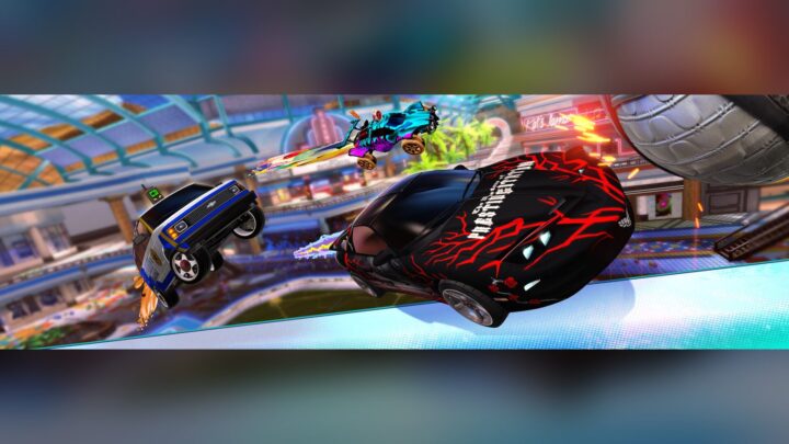 Arte oficial de Rocket League divulgada pelo publicador