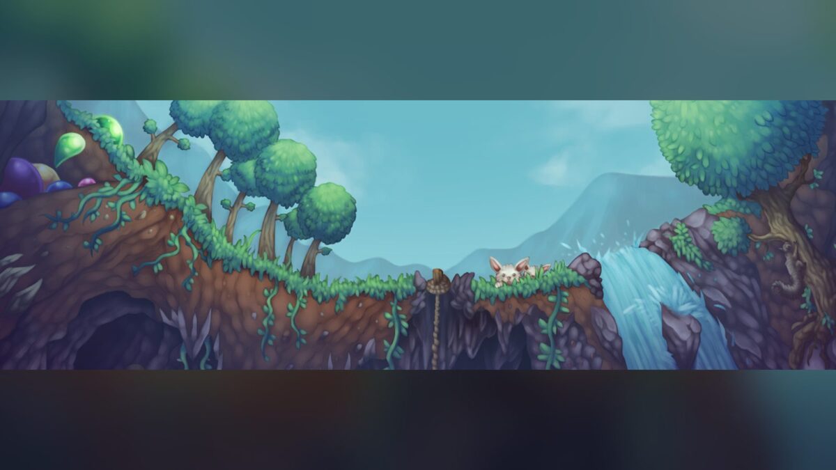 Arte oficial de Terraria divulgada pelo publicador
