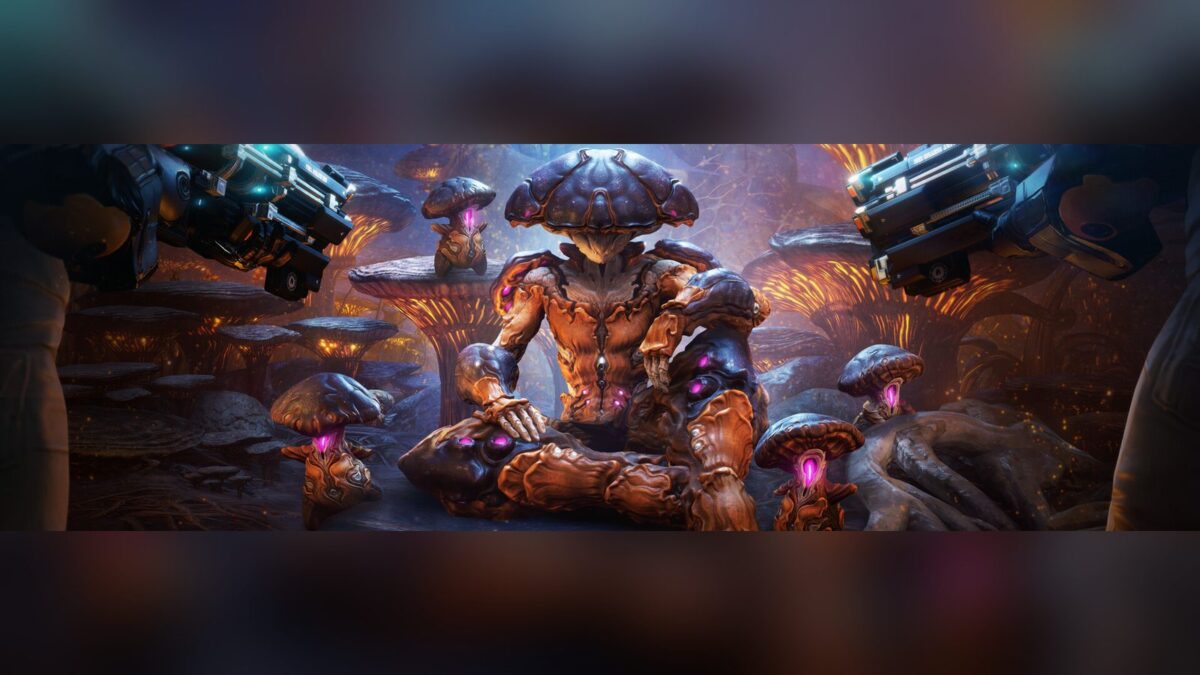 Arte oficial de Warframe divulgada pelo publicador