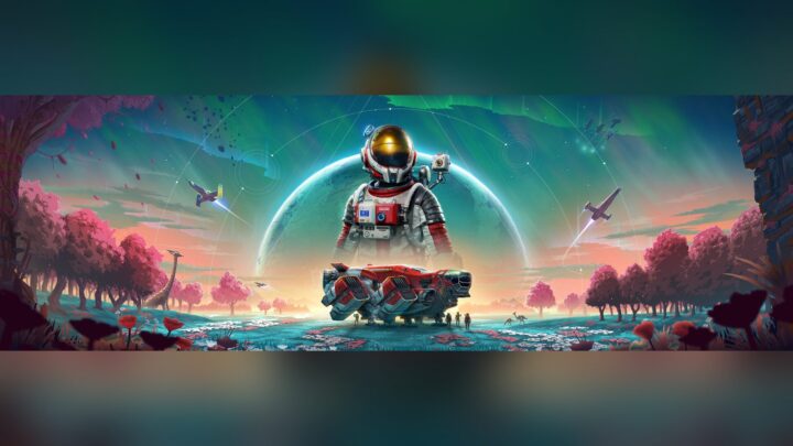 Arte oficial de No Man's Sky divulgada pelo publicador